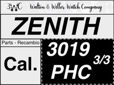 1 PC Zenith 3019 Phc 400 Primo Cronografo Part Vintage Original New Nos 3/3