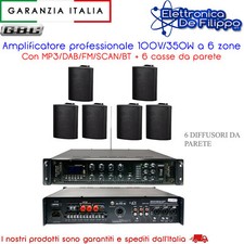 Amplificatore 100v 350w zone - 100v/350w, 6