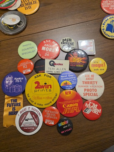 Lotto pulsanti pinback promo - pulsanti,