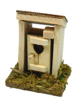 Cabina Bagno in Legno Cm