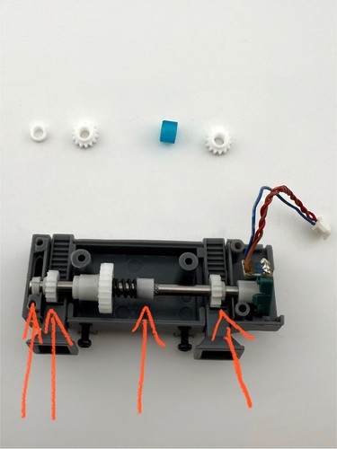 Kit ingranaggi per - , supporti