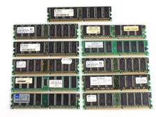 9 moduli di memoria RAM DDR