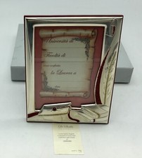 Cornice 13x9 Portafoto in Argento 925 % De Santis Argenti per Foto Laurea