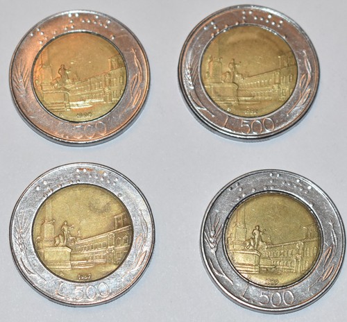 Italia 500 lire bimetalliche - -,