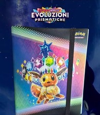 POKEMON EVOLUZIONI PRISMATICHE ALBUM RACCOGLITORE 20 PAGINE 9 TASCHE SOLO BINDER