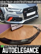 SPLITTER SOTTO PARAURTI ANTERIORE ADATTO PER AUDI A6 4G C7 RS6 2011-2018