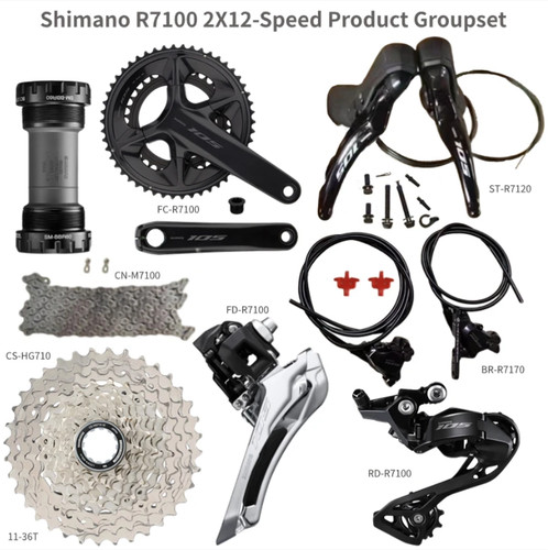 Gruppo meccanico disco shimano - meccanico,