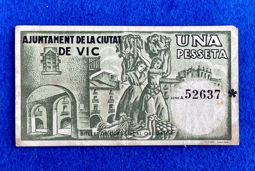 Peseta vic 1937 - 1, *