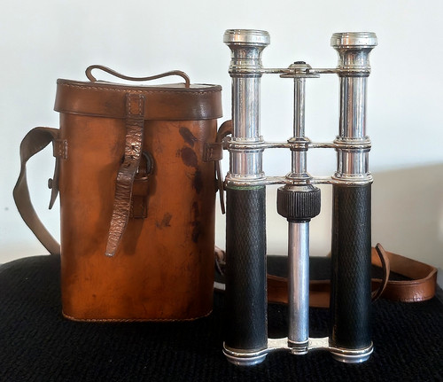 Antique binoculars slim long - antique,