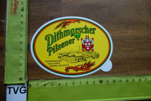 Vecchio adesivo birrificio