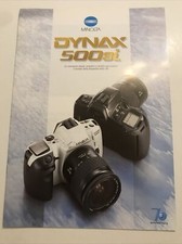 Opuscolo Catalogo Brochure Depliant Minolta Dynax 500si Vintage Italiano
