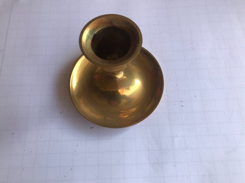 Portacandela ottone vintage - ottone,