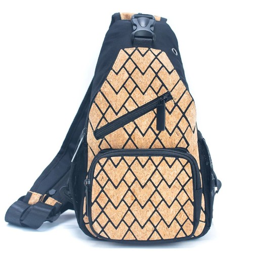 Cork sling bag chest shoulder - cork,