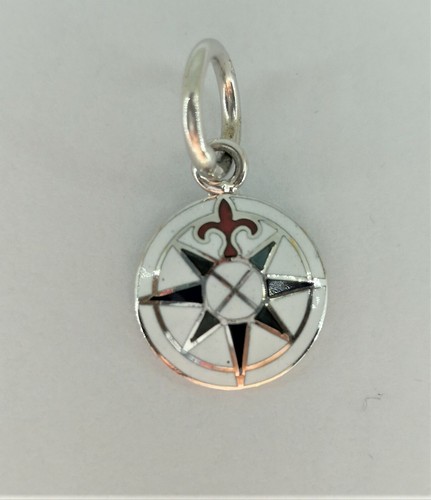 Rosa dei venti - rosa, ciondolo