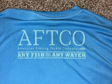 T-shirt manica corta AFTCO blu