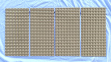 4x LEGO 3857 Tan Baseplate