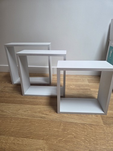 Cubi parete legno - legno, bianco