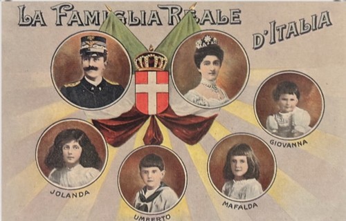Targa metallo famiglia reale - targa,