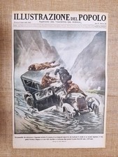 Copertina Illustrazione del Popolo 6 luglio 1930 Tempesta nell'Appennino Pistoia