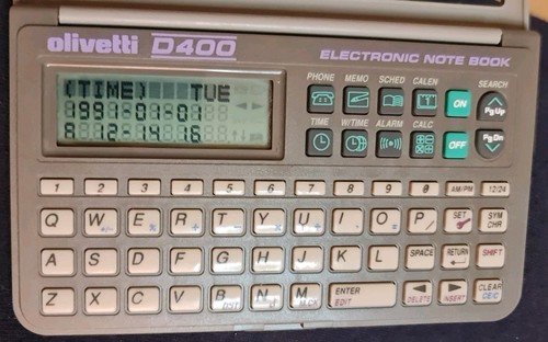 Vintage electronic notebook - vintage,