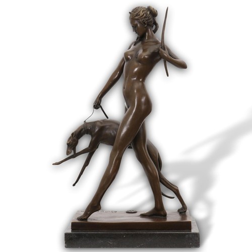 Scultura bronzo diana e - scultura,