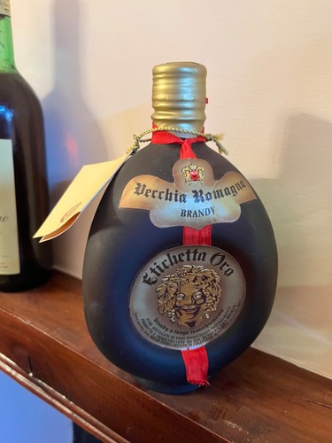 Vecchia romagna etichetta oro - etichetta,