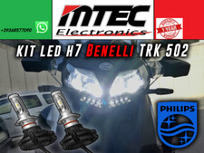 MTEC KIT LED H7 X3 // SPECIFICO BENELLI TRK 502 // 6500K // CHIP ZEN2 PHILIPS