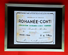 💎ALEXANDER DULAC | ROMANEE CONTI 1996 Stampa autentica firmata a mano Edof10 | Certificato di autenticità