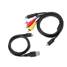 Cavo SYNC dati AV A/V TV+USB per SONY DCR-HC18 DCR-HC19/e DCR-HC20/e DCR-HC21/e