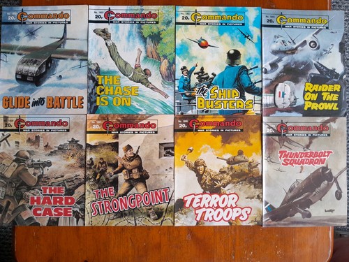 Eight commando comics bundle - eight,