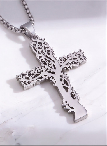 Collana croce albero della - collana,