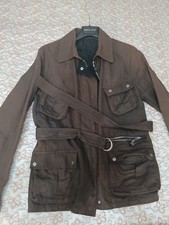 giacca trench moncler marrone