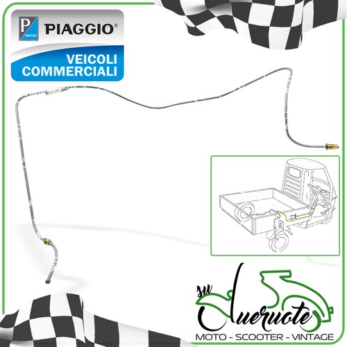 Tubo freno posteriore centrale - freno,