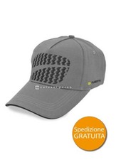 CAPPELLO TUBERTINI LOGO CAP GREY PESCA TEMPO LIBERO REGOLABILE COTONE