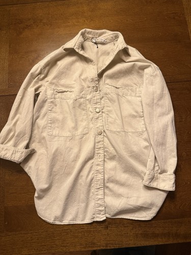 Zara ivory button down - ivory,