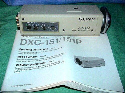 Sony dxc 151p - sony, rgb