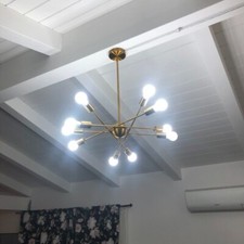 Lampadario d'orato moderno, come nuovo. Ideale per ambienti moderni e di classe 
