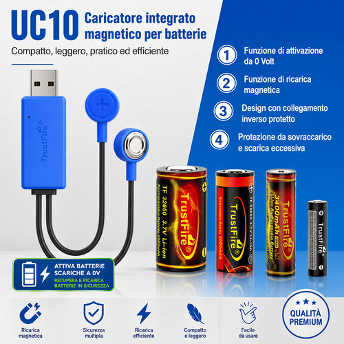 Trustfire uc10 18650 - uc10,