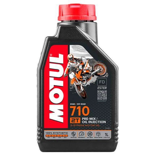Olio motul 710 100 - 2t, 100%