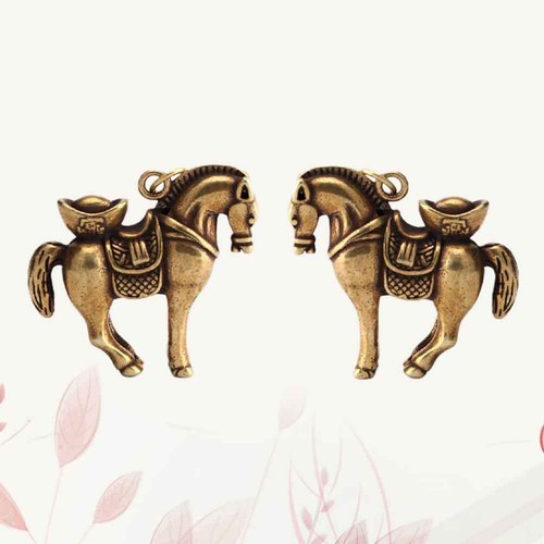 Pezzi ottone zodiaco - zodiaco, cavallo