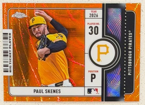 2026 topps chrome btp paul - chrome, btp-14