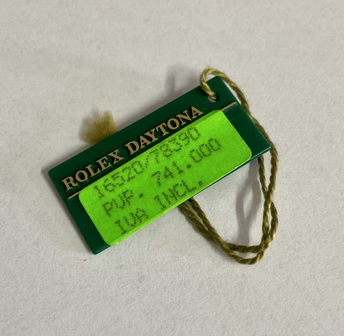 Rolex green tag - green,