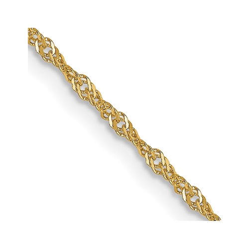Catena singapore oro giallo - singapore,