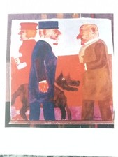 BORGHESE FRANZ (1941-2005) OLIO SU TELA cm 60x60  