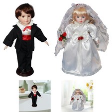 Bambola di porcellana da sposa