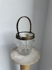 Cestello Per Ghiaccio Cristallo E Argento 800