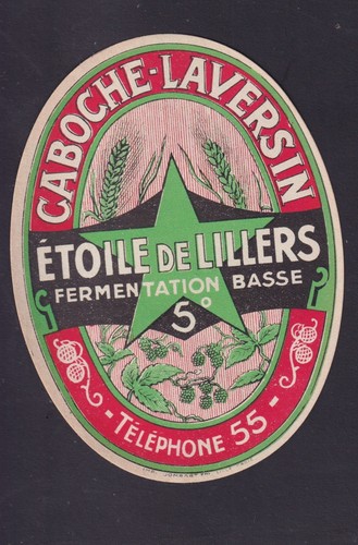 Ancienne étiquette alcool - étiquette,