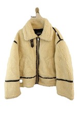 Giacca ZARA beige pile taglia