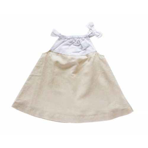 Abito beba bean lino con - bean,