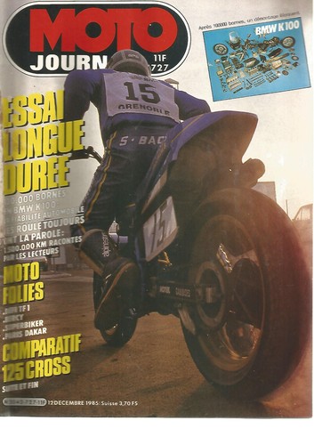Moto journal 727 bmw k100 - n°727,